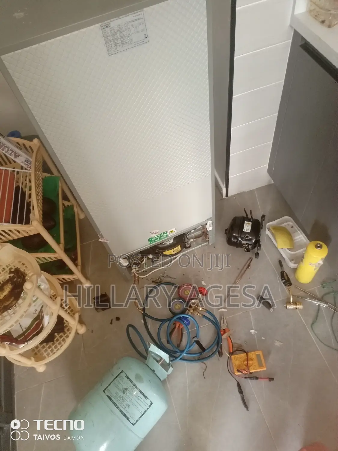 Min Fridge Compressor Replacement and Gas Refills