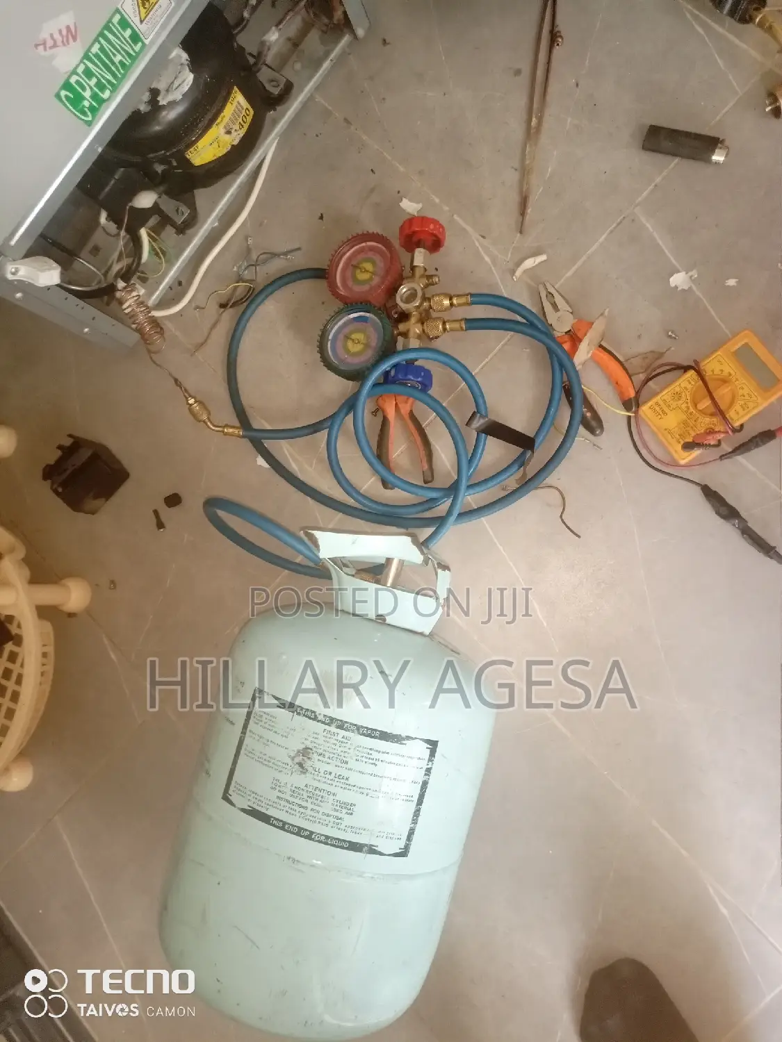 Min Fridge Compressor Replacement and Gas Refills