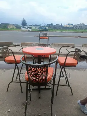 Restaurant Set, Powder Coated Chairs and Table.
