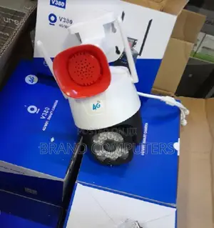 V380 Pro Siren Surveillance 4g Camera CCTV Simcard Camera