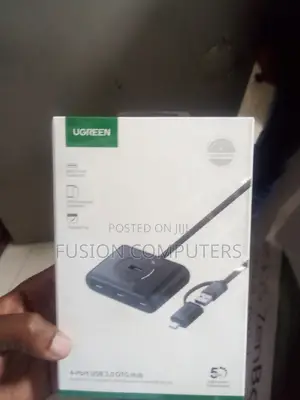 UGREEN 4-Port USB3.0 Hub USB-C USB-A 2-in-1 Interface 1M