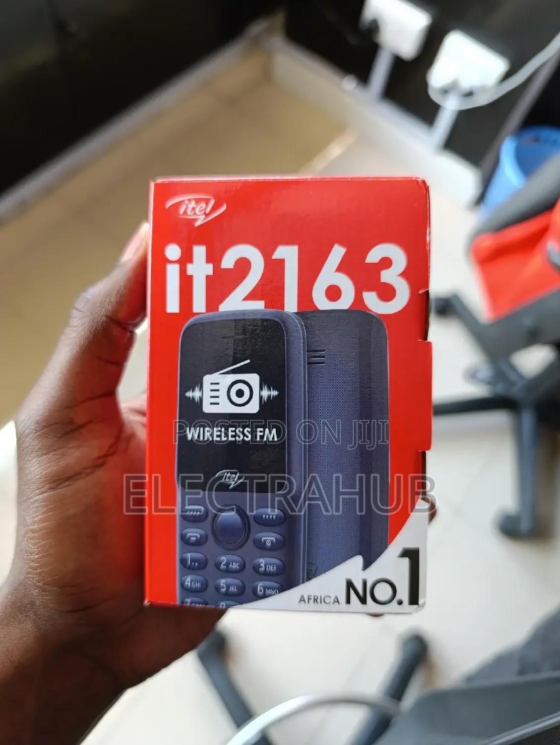 New Itel it2163 Black