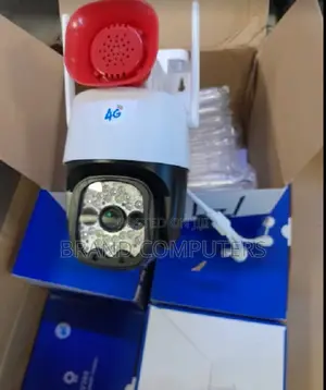 Wireless Siren Speaker Two Way Audio 4G Simcard PTZ