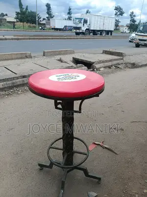 Restaurant Marble High Table, Powder Coated 