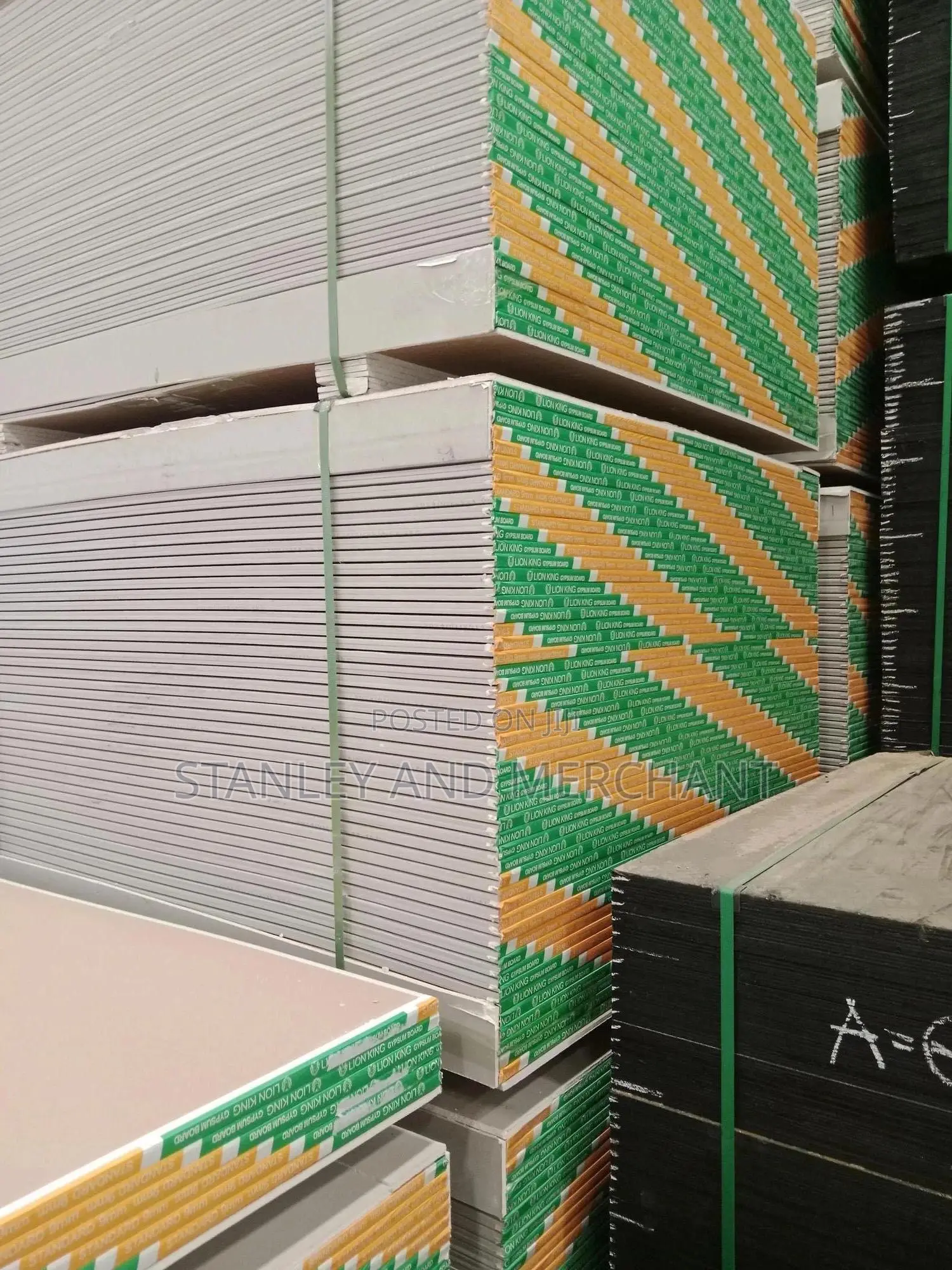 Gypsum Boards New. Studs, Cornice, Etc All Available
