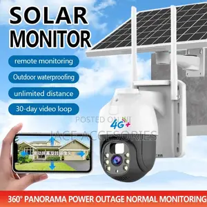 Solar 4g CCTV Camera for (Remote Areas)