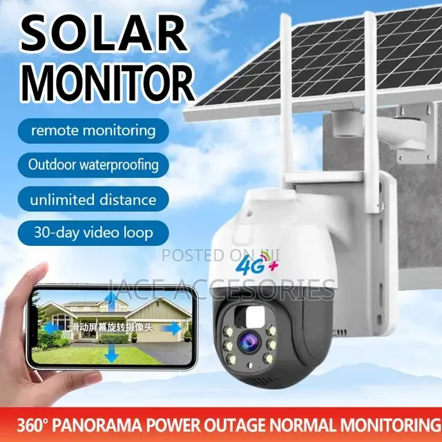Solar 4g CCTV Camera for (Remote Areas)