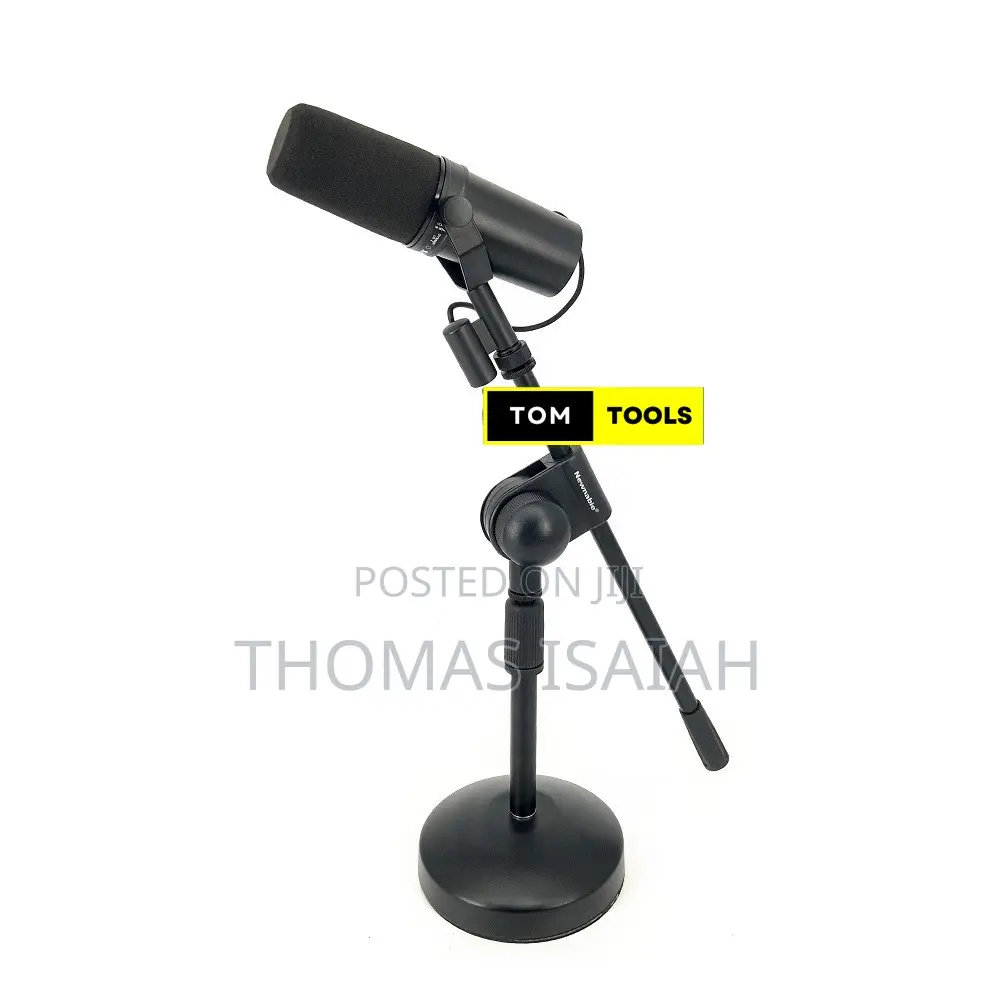 Large Heavy Duty Adjustable Desktop Microphone Mic Stand