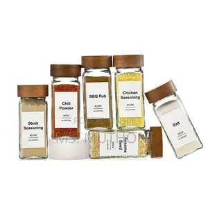 29pcs Set Glass Storage Jars With Bamboo Lid