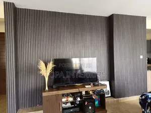 Grey Fluted Wall Panels for All Wall Decorations