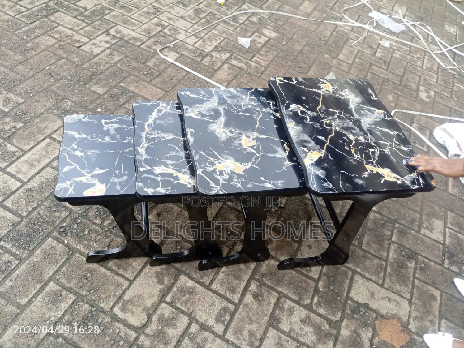 Slate Top Square Coffee Tables