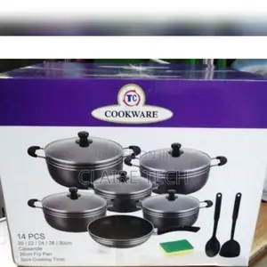 TC 14 Pieces Tornado Non Stick Cookware Set