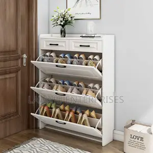 Flip Bucket Shoe Cabinet
