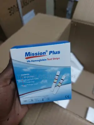 Hb Haemoglobin Test Strips[ Mission Plus Strips]