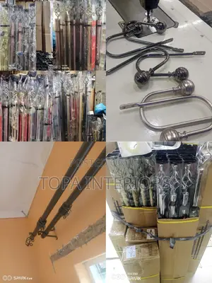 Generic Chinese Adjustable 2 Metres Single Curtain Rods