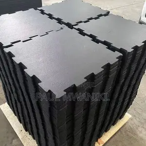 Gym Rubber Interlock Flooring /Rubber Puzzle Tiles