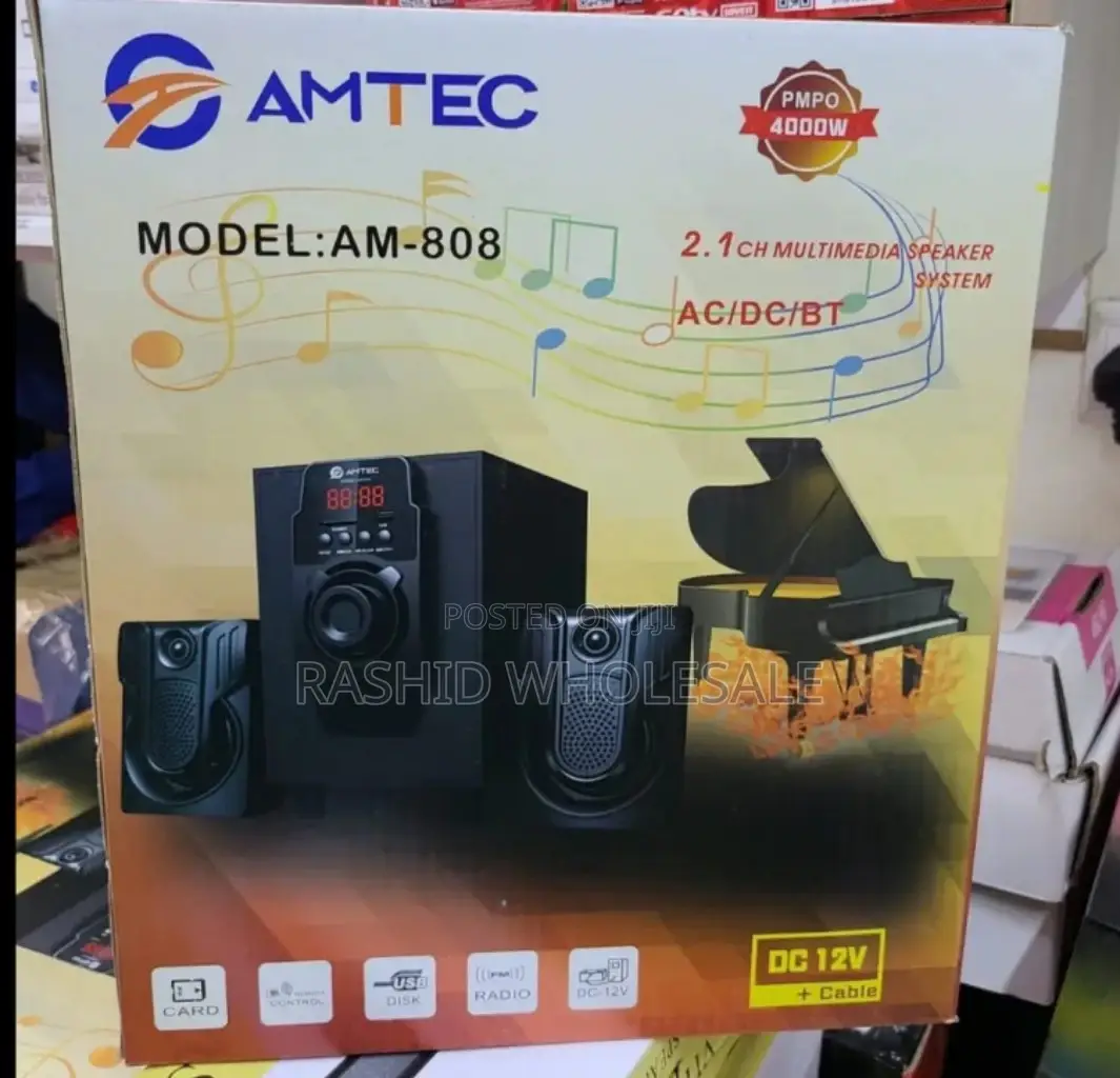 Amtec Woofer With Bluetooth