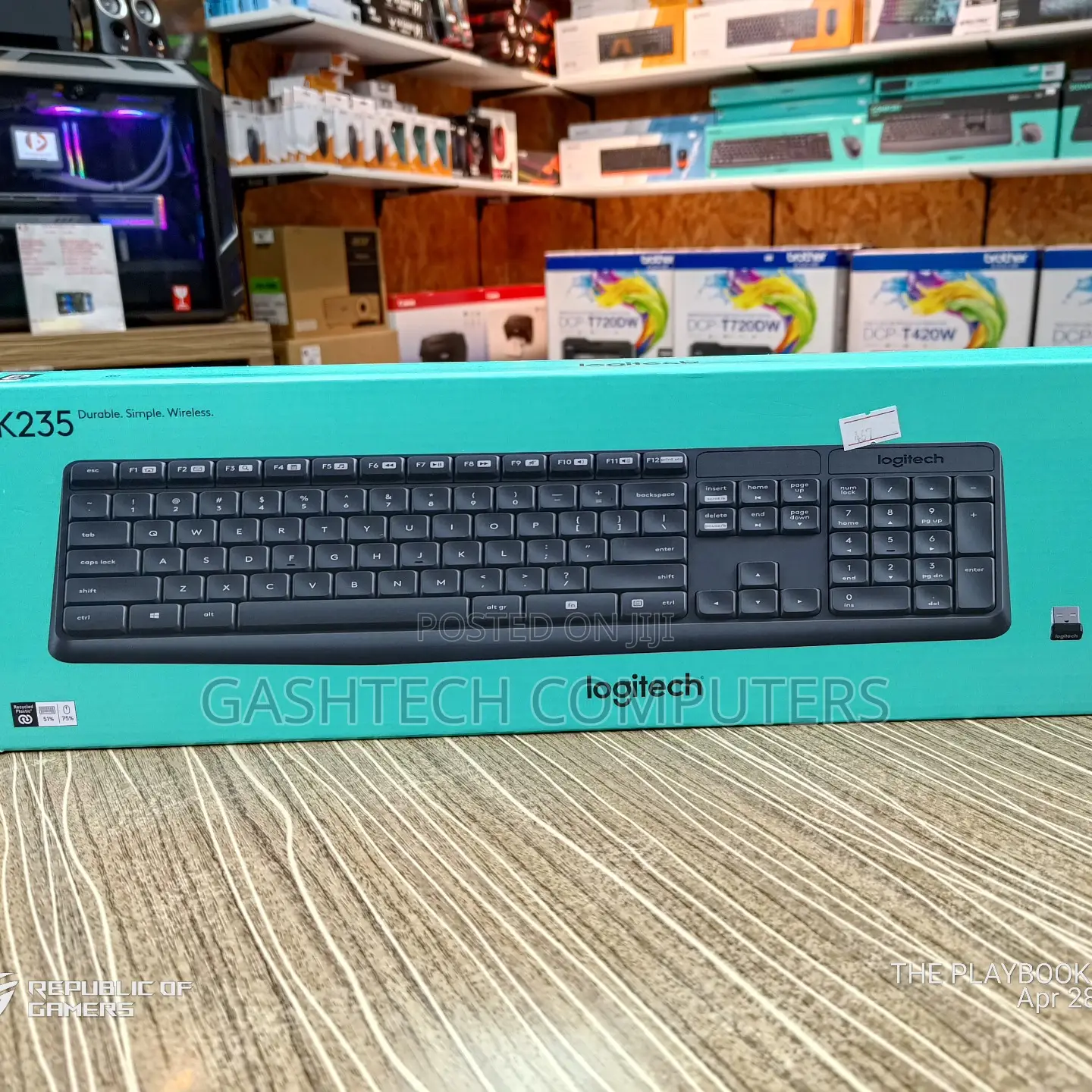 Logitech Wireless Keyboard Mouse Mk235