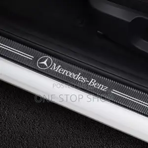 4pc Mercedes Door Sill Anti Scratch Stickers