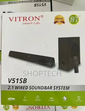 Vitron V51sb 2.1 Wired Sound Bar System