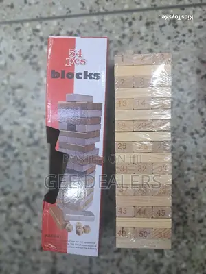 Wooden Jenga Block 54pcs
