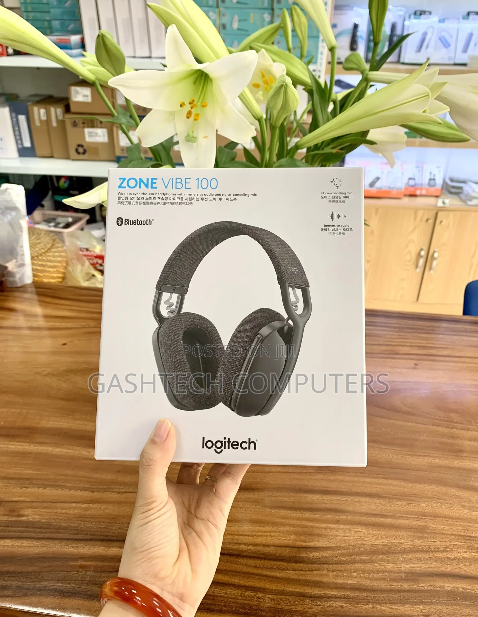 Logitech Zone Vibe 100 Bluetooth Headset - Graphite
