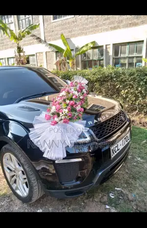 Bride's Car Decor, Bride's Car Flower, Gari Ya Biharusi