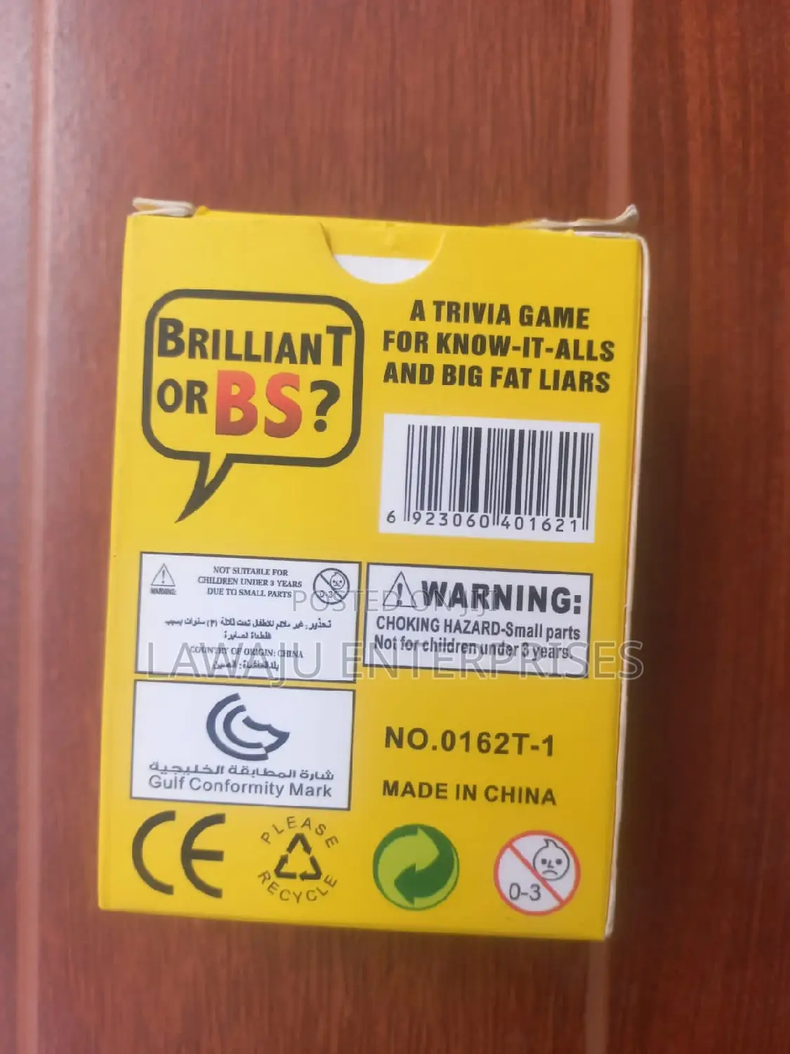 Trivia Card Game