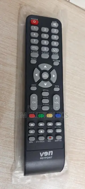 New Replacement Remote for Von Tv.
