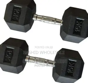 Hexagon 15 Kgs Pair Dumbbell