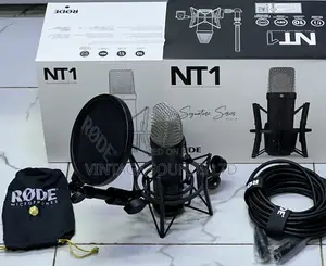 RODE NT1 Signature Series Black Condenser Microphone