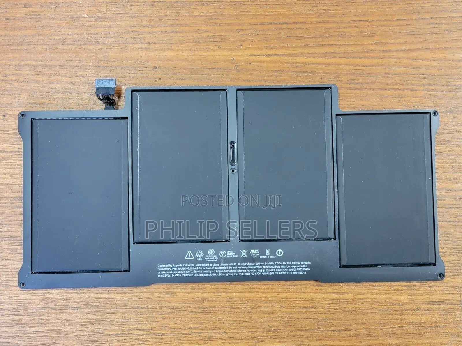 Genuine A1405 A1466 Battery for Macbook Air 13" A1496 Mid 20