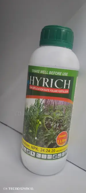 Hyrich Foliar Fertilizer N.P.K 24:24:20 + Te 1litre