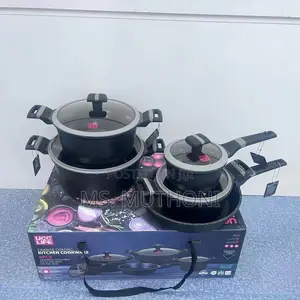 9pcs Ucc Life Granite Coating Cookware Set*