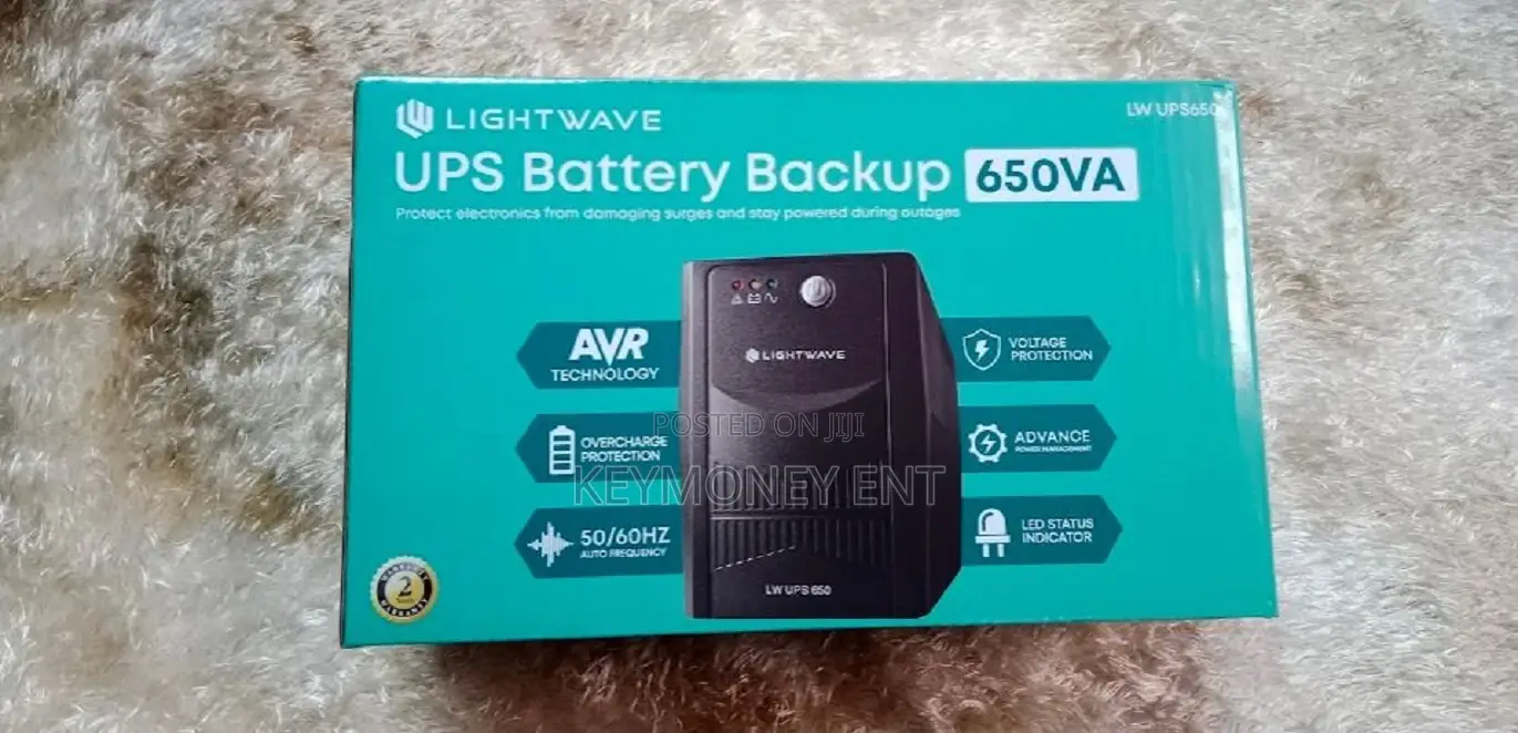 New Model Lightwave Brand New Back UP UPS 650VA UPS