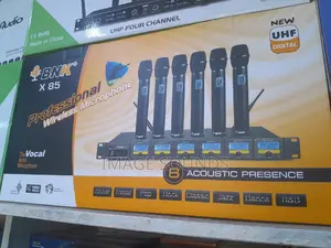 6 in 1 Wireless Microphone BNK- X85 6mics 1 Receiver
