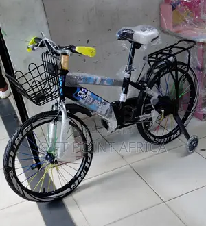 Size 20" Kids Bike Black in Colour