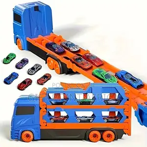 Kids7 in 1 Transformer Truck With Racing Cars