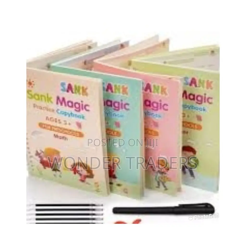 4 Pieces Sank Magic Practice Copybooks for Kids