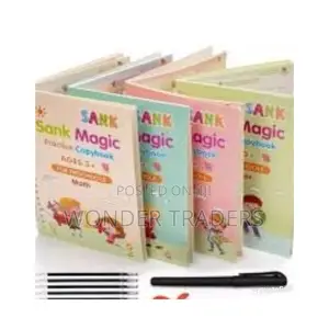 4 Pieces Sank Magic Practice Copybooks for Kids