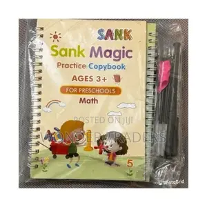 Sank Magic Practice Copybook Set of 4 Books With Pen