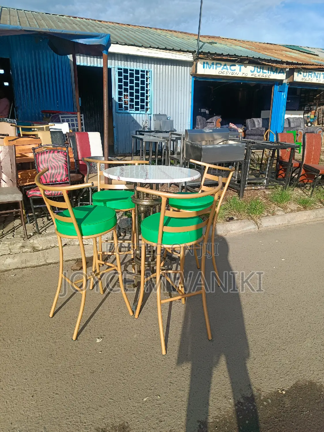 Restaurant Set, of High Chairs