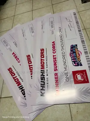 Large Presentation Cheque