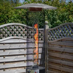 Gas Patio Heater 13kw For Commercial Domestic Use, Black