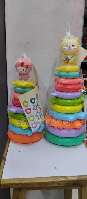 Kids Stacking Towers in Two Sizes