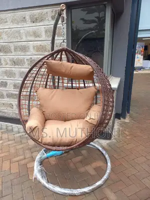 Basket Steel Wicker Rattan Swing Seat Furniture Outdoor