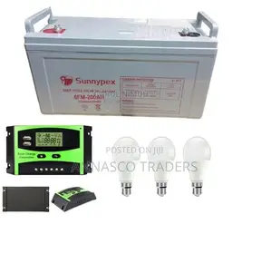 Sunnypex 200AH Solar Battery + Free 10AH Solar Charge Contro