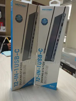 Vention Type C to Multi-Function 12 in 1 Docking Station