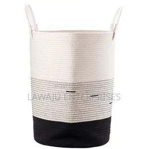 Decorative Wooven Basket With Handles