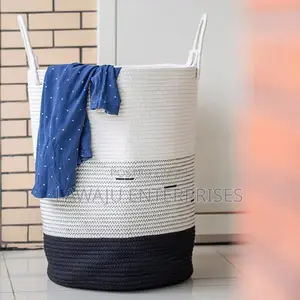 Large Cotton Rope Laundry Basket